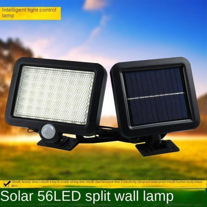 30w Outdoor Wall Light Solar Split Led Induction Separation Indoor Garden Garage Light Outdoor Wall Light Porch & Patio Lights