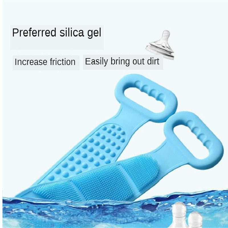 Magic Silicone Brushes Bath Towels Rubbing Back Mud Peeling Body Massage Shower Bathroom Products Bath & Bathing Accessories > Bath > Bath Accessories
