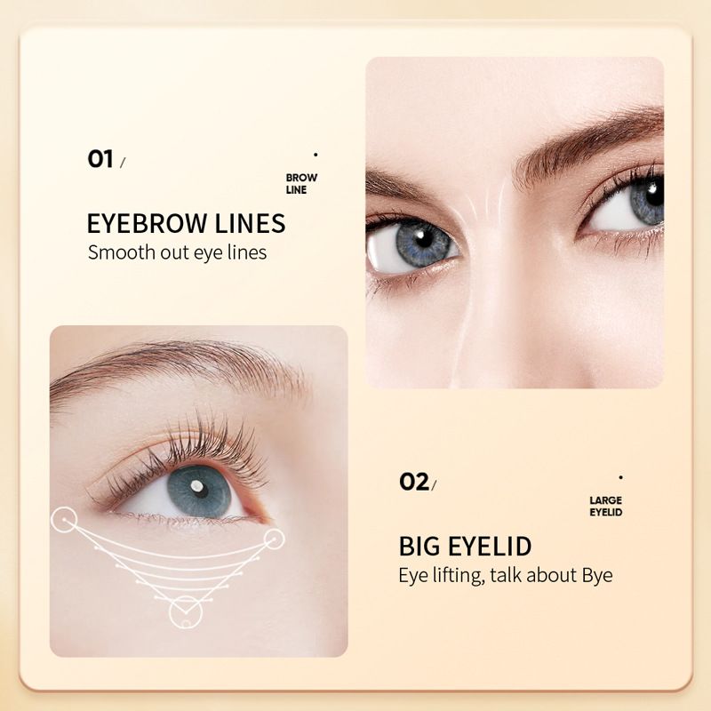 3 PCS Golden Butterfly Eye Mask Pack Moisturizing and Nourishing