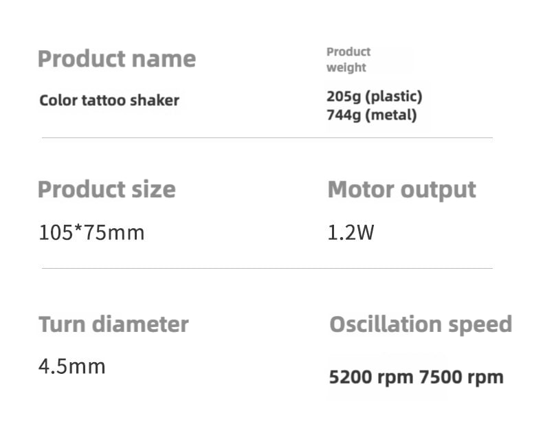 Tattoo Ink Shaker for Artists, Nail Polish Mixer for Salons, Penicillin Centrifuge for Clinics, Microblading Mixer for Beauty Professionals