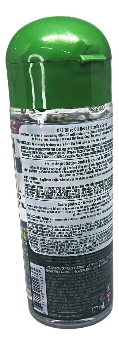 Ors Olive Oil Heat Protection Serum hair care 177ml