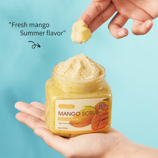 SADOER Bath Salt Scrub Scrub moisturizes and softens exfoliates Body Scrub for All Natural Skin Care - Exfoliating Multi Purpose Body and Facial Scrub