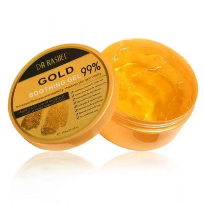 Dr. Rashel Gold Soothing Gel 99%, Skin Elasticity & Firming, 300g - DR RASHEL