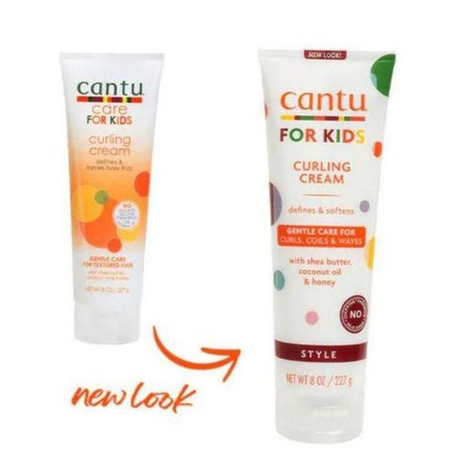 Cantu Care For Kids Curling Cream With Shea Butter, Coconut Oil & Honey Gentle Care For Textured Hair