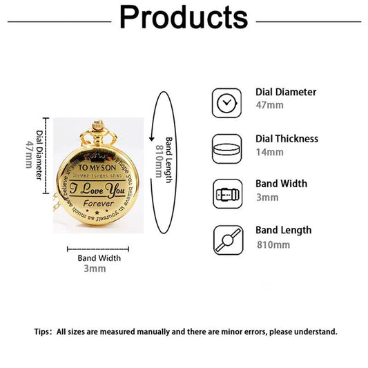 Classic Popular Pocket Watch Antique Steampunk Vintage Roman Numerals Quartz Pocket Watch Gold Case Necklace Pendant Clock Chain Mens Women Quartz Watches Gift For Son