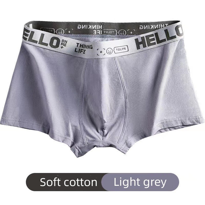 4Pcs Men's underwear Men's Clothes Underwear Men's Boxer Briefs Cotton underwear Graphene backing Bacteriostat Youth shorts Underwear