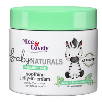 【Clearance Sale】Nice & Lovely Baby Naturals soothing Jelly-in-Cream Baby Jar - 250g
