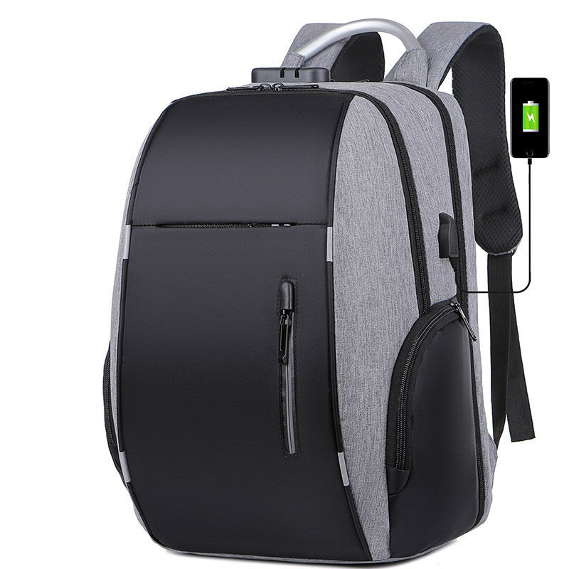 Combination lock backpack Cross-border multi-purpose laptop backpack large capacity business bag men's USB charging backpack travel bag