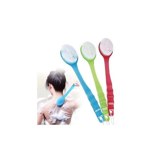 Lower Back Soft Brush Body Scrubber And Massager-multicolours