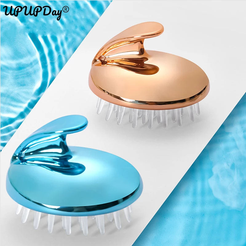 Silicone Head Massage Comb Body Wash Clean Itching Scalp Soft Shower Brush Bath Spa Anti-Dandruff Shampoo Hair Root Care Tool