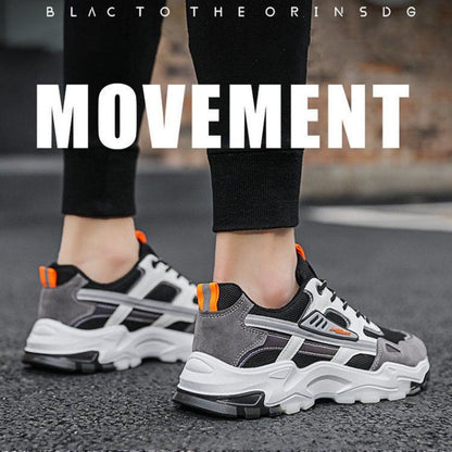 Men's Shoes Sneakers Man Breathable Mesh Running Shoes Trendy Casual Sports Student Travel Shoes