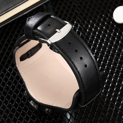 Men Watch Leather Straps Stainless Steel Good Quartz Luxury Man Wristwatch Waterproof Watches Male Watch Wrist Watch Valentines Gift Fashion