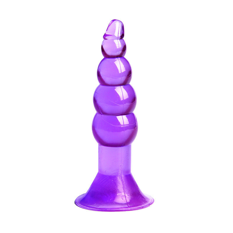 HW Silicone Anal Plug with suction Continuous shooting fun pull bead female male unisex sex products adult