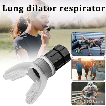 Portable Lung Capacity Abdominal Breathing Trainer With Adjustable Resistance Lmprove Your Lung Capacity And Sleep Quality Silicone Breathing Fitness Exercise Equipment Portable Throat Adjustable