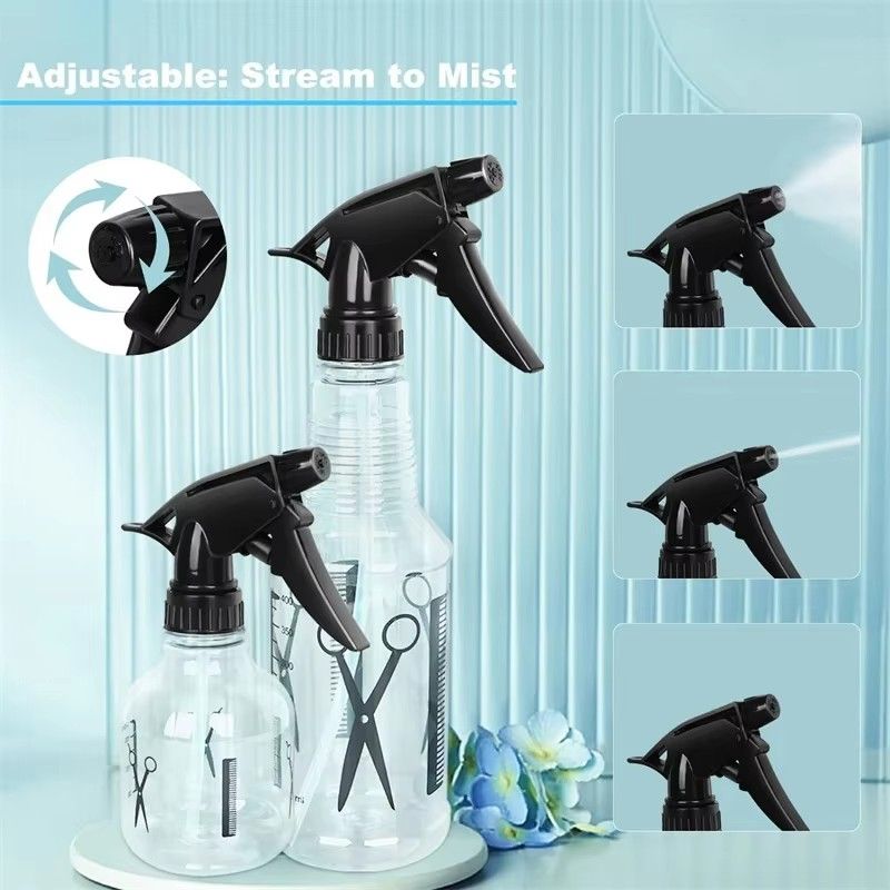 250ML Hairdressing Spray Bottle Salon Barber Hair Tools Water Sprayer Transparent Make-up Style Portable Plastic Spray Bottles
