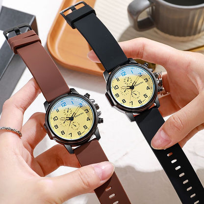 Fashion Men's Quartz Watches Casual Retro Literary Trend Wrist Watch Fashion Trend Student Watch Men's Watch