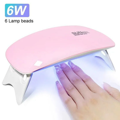 25pcs Nail Gel Lamp Manicure kits LED Nail Dryer Nail Manicure Tool UV Portable UV Led Nail Dryer Lamp Nail Kits