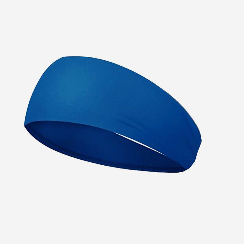 New Running Fitness Headbands For Men And Women Sports Yoga Sweat Absorbing And Anti Sweating Belts Elastic Cotton Headbands Solid Color Headbands