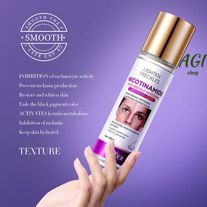 Face Skin Care Set Nicotinamide Whitening Freckles Cream + Facial Cleanser + Moisturizing lotion + Face Essence + Face Toner + Masks 5 Pcs Remove Melasma Dark Spot Acne Marks Brightening Skin Tone