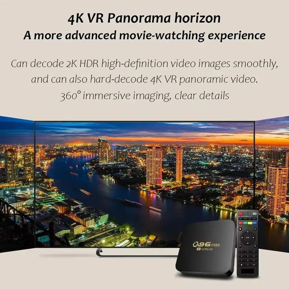 New Q96 Max TV Box Android 11.0 WIFI 4K 8+128G Smart Box Amlogic S905 HD Smart TV Youtube Media Player