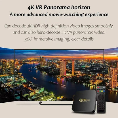 New Q96 Max TV Box Android 11.0 WIFI 4K 8+128G Smart Box Amlogic S905 HD Smart TV Youtube Media Player