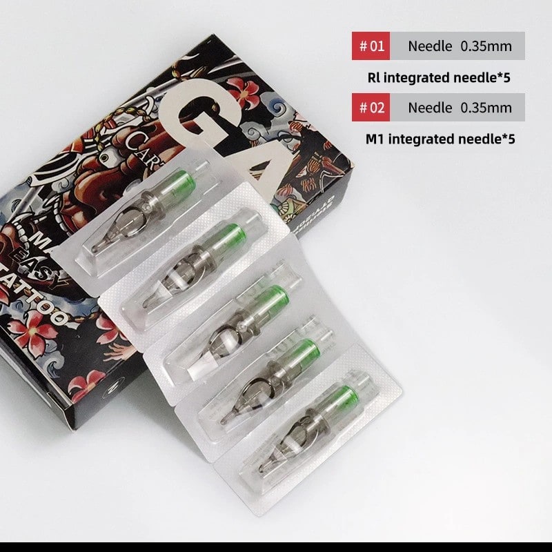 Professional Tattoo Pen Kit Rotary ,Tattoo Machine With LED Mini Tattoo Power Supply 1200mAh Cartridge Needles Tattoo Kit For Body,Suitable for beginners, professionals