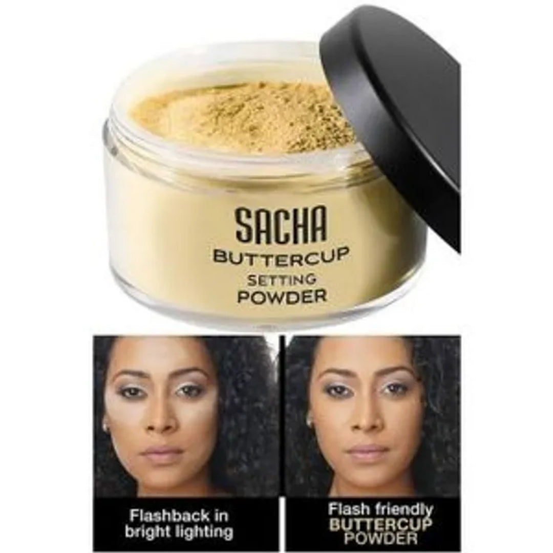 Sacha Buttercup Setting Powder Face Powder Shine Control Oil Control