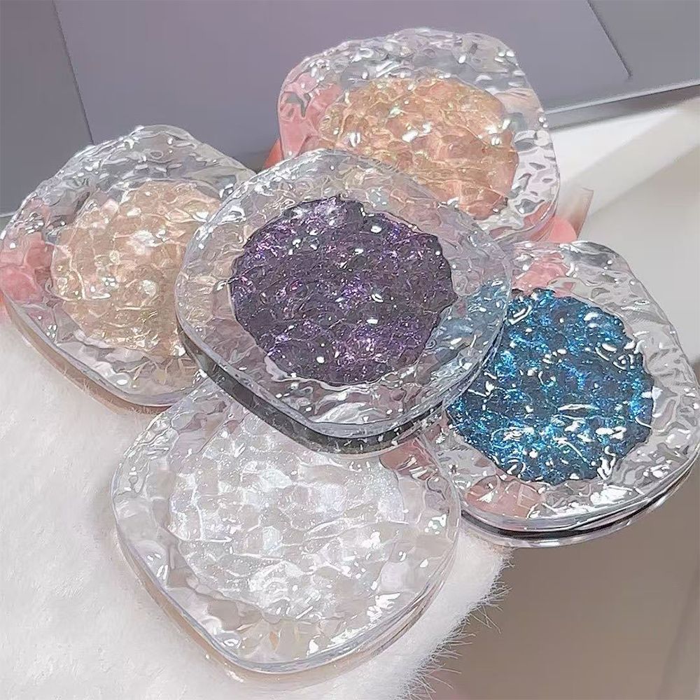 Single color explosive flash eye shadow plate delicate, clear, shiny, pearly, broken diamond girls' advanced color eye shadow cream