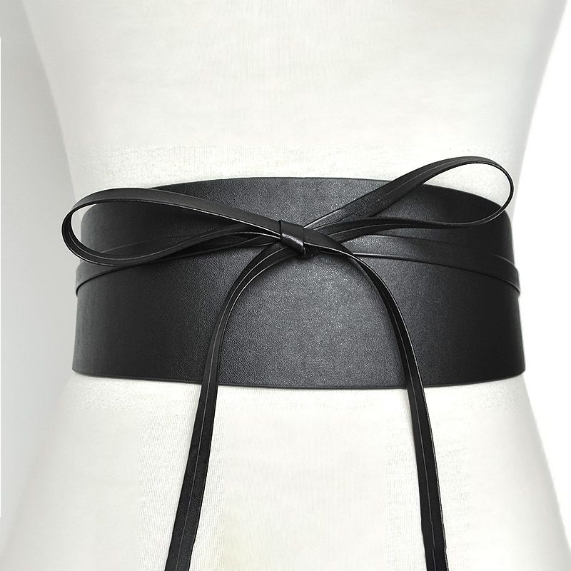 Ladies' waistband, wide waistband, external decoration