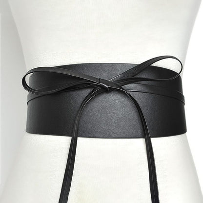 Ladies' waistband, wide waistband, external decoration