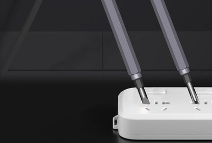 Electrical Tester Pen 2-In-1 Electricity Detector Strong Magnetic Tester Pen High Torque Slotted Electric Pen Electrical