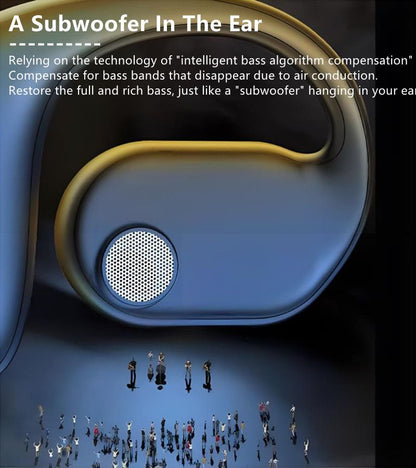 RichRipple F10 Pro 10H Play Time Wireless Bluetooth Earphone Digital Display Single Earbud Ultra Long Standby Business Earpods HD Call Headset Outdoor