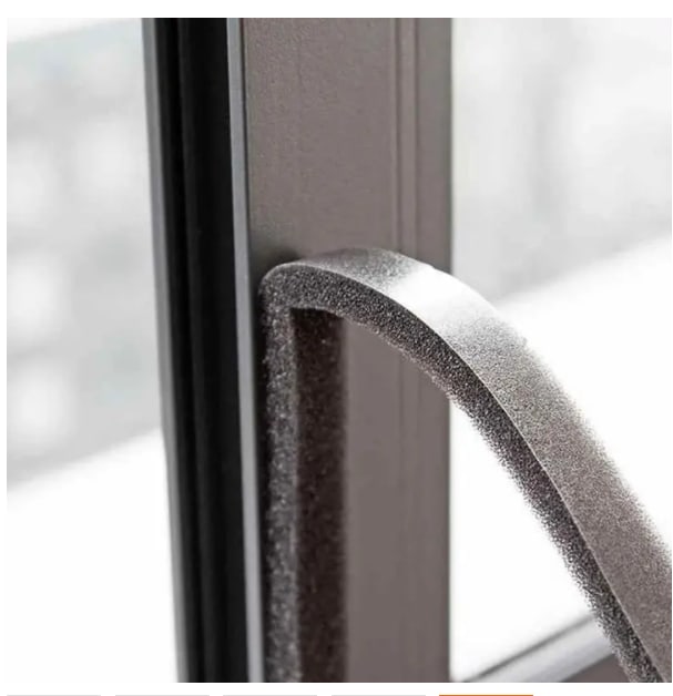 Door Window Sealing Strips Sound-Proof Foam Weatherstrip Noise Insulation Draft Excluder Bottom Seal Strip Blocker Wind Guard