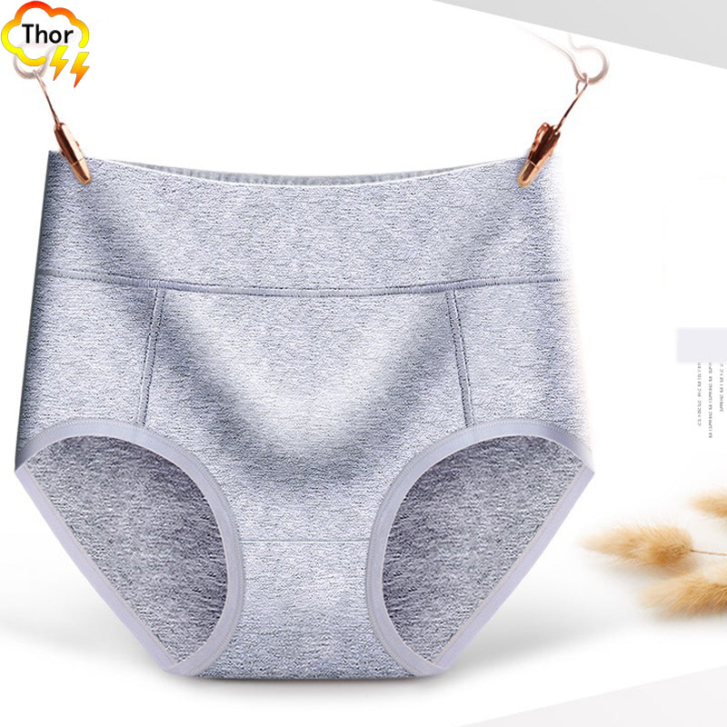 3PC Women’s underwear multi-color lingerie middle waist briefs girls triangle panties ladies plus-size fiber trend personality students underwear