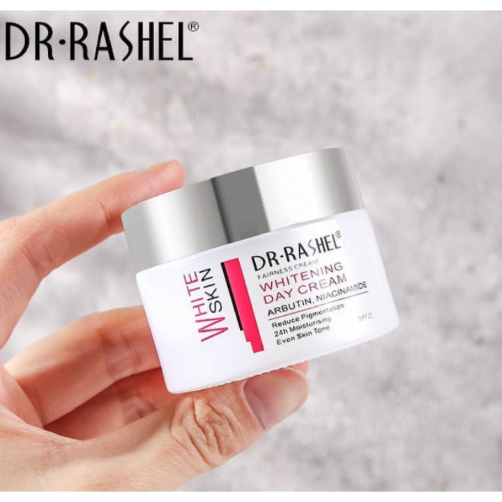 Dr. Rashel White Skin Whitening DAY Cream With Arbutin, Niacinamide Reduce Pigmentation Even Skin Tone Fairness Cream