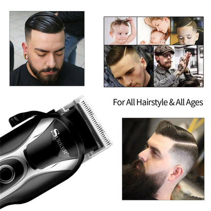 New Arrival Professional Rechargeable Electric Hair Clipper Hair Trimmer Hair Cutting Machine for Child Adults