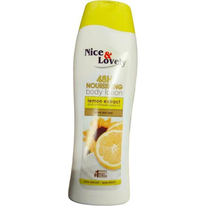 Nice & Lovely Moisturizing Lemon 600ml Lotion