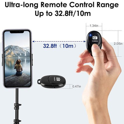 Tripod For Phone Flexible Sponge Octopus Mini Tripod For IPhone Mini Camera Tripod Phone Holder Clip Stand, Mini Bluetooth-compatible Remote Control Button Wireless Controller Self-Timer Camera Stick
