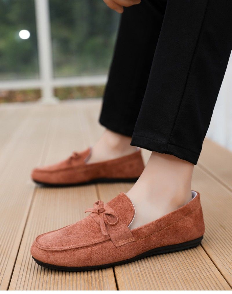 Men's Shoes Casual Shoes Cloth Shoes Beanie Shoes Men's Slip-on Loafers Fashion Canvas Shoes Loafers Men