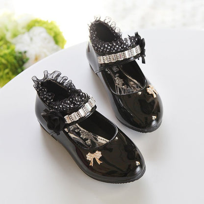 Fashion Kids shoes Children's Shoes Fashion hook and loop British Wind Baby girls shoes Fast delivery within 1-5 days