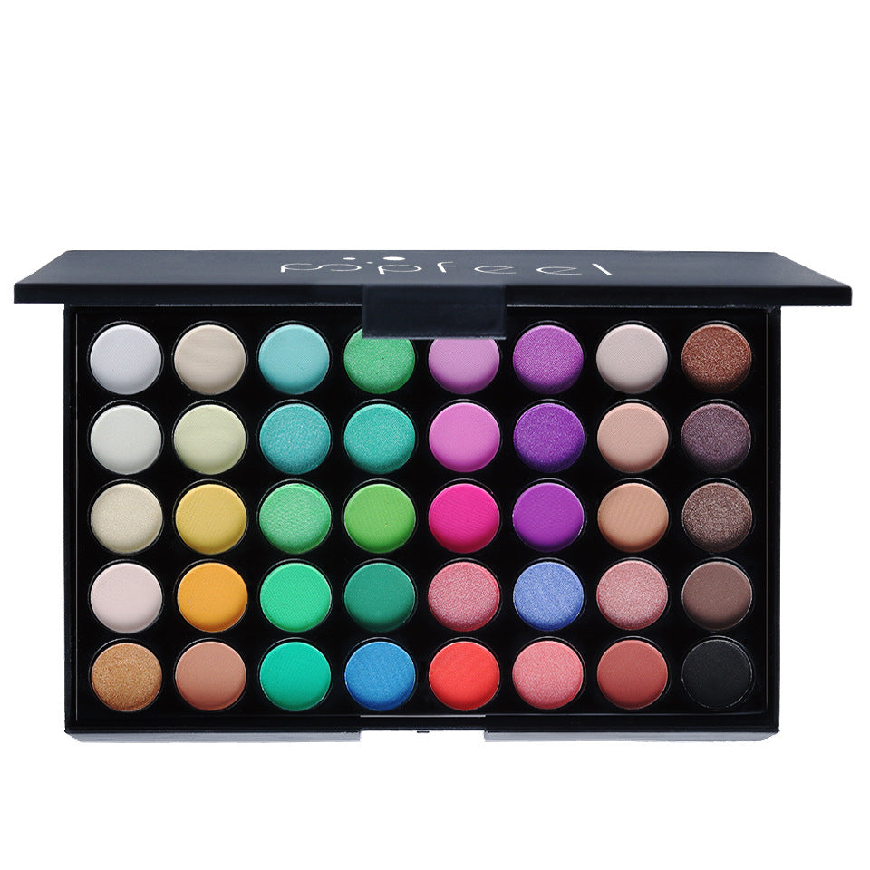 40 Color Matte Eyeshadow Palette Shimmer Glitter Eye Shadow Power Set Cosmetic Makeup Tools Make Up New Arrival