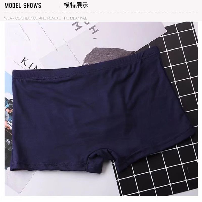 4PC size XL-4XL men's clothing underwear boxers breathable boxer briefs boys' shorts comfortable students middle waist