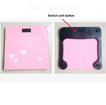Digital Personal Weighing Scale Body Weight Health Body Scale Digital Glass LCD Display Sensor Scale For Weight loss Tool Balance Health Care Fast delivery within 1-5 days