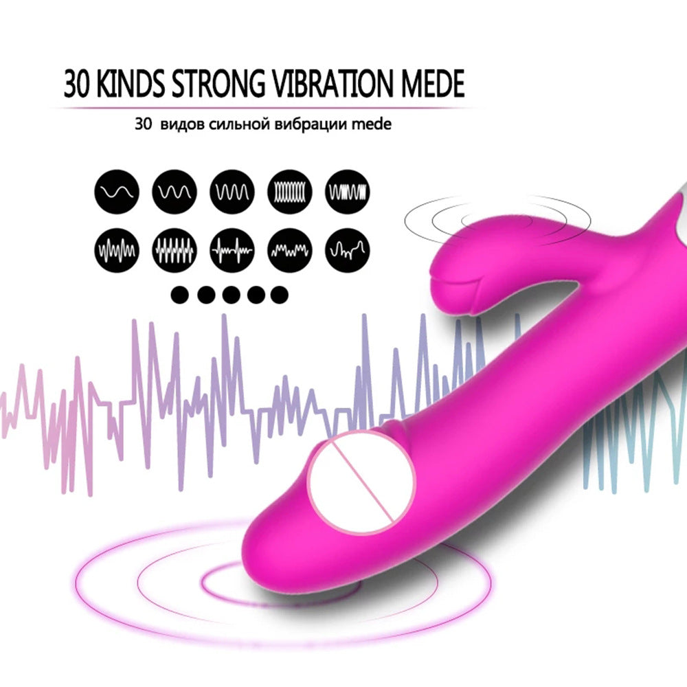 Women's Upgraded Vibrator Powerful G Spot Silicone Vaginal Vibrator Dildo Sex Toy