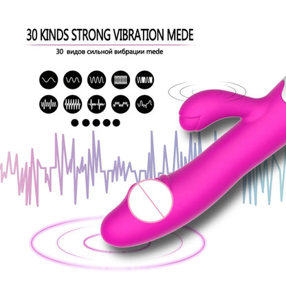 Women's Upgraded Vibrator Powerful G Spot Silicone Vaginal Vibrator Dildo Sex Toy