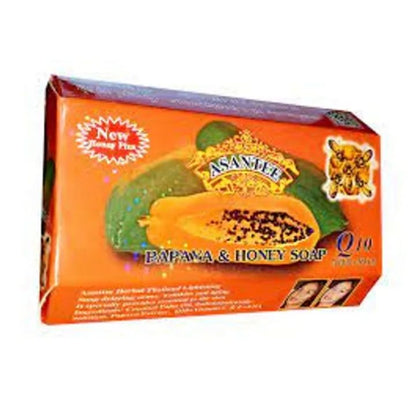 2PCs Asantee Papaya And Honey Skin Lightening Face And Body Soap Asante Brightening Skin Care Soap