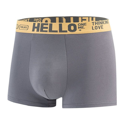 4Pcs Men's underwear Men's Boxer Briefs Cotton underwear backing Bacteriostat Youth shorts Underwear