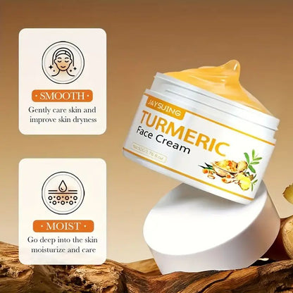 JAYSUING Turmeric Face Cream Anti-aging Anti-Wrinkle Brightening Lifting Facial Cream Antioxygen Repair Facial Serum Moisturizing Cream Face Neck Skin Care Cream