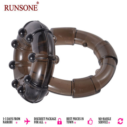 Elastic Cock Ring Testicle Scrotum Restraint Prolonged Intercourse Sex Toy for Men