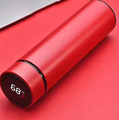 Temperature Display Thermos Cup Water Bottle Stainless Steel Divided Thermos Bottle Outdoor Vacuum Flask Insulated Cup Gift